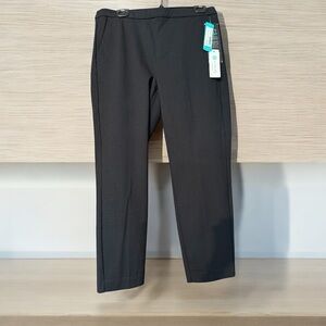 Liverpool Tyler Knit Textured Pull On Trousers Size 12 NWT Black